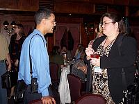 Jerry Pena and Dena Doiron (and yes they both had their laptops on the cruise working on a problem)