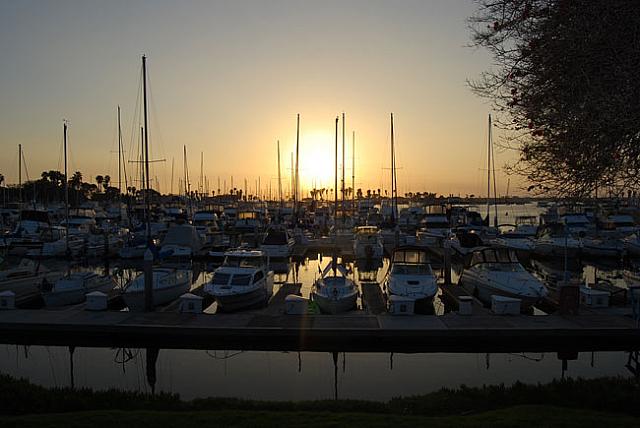 Sunset at the Marina Village